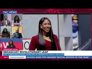 Trending Now: TVC Communications Launches AI-Generated News Anchors